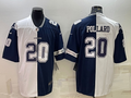 Men's Dallas Cowboys Tony Pollard White/Navy Game Jersey Joint Edition