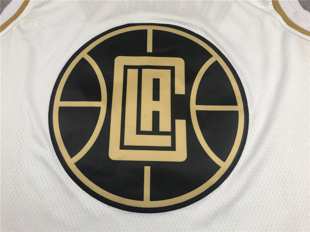 Men's LA Clippers Kawhi Leonard White Swingman Player Jersey