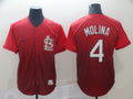 Men's St. Louis Cardinals Yadier Molina Red Fashion Stitched Jersey