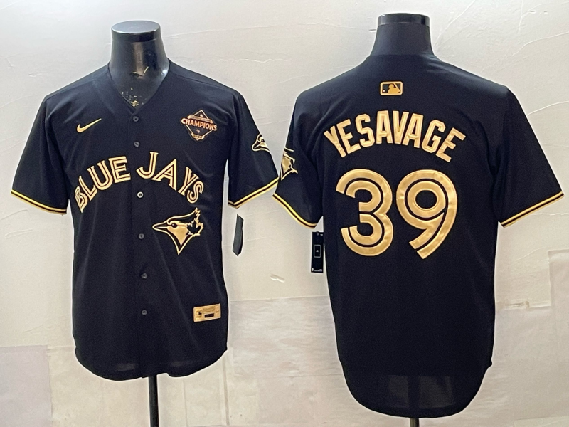 Men's Toronto Blue Jays Trey Yesavage Black Player Jersey