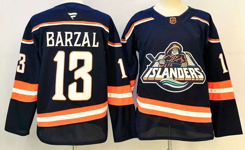 Men's New York Islanders Mathew Barzal Fanatics Navy Player Jersey