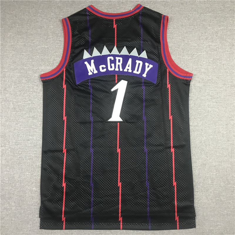 Men's Toronto Raptors Tracy McGrady 1998-99 Black Hardwood Classics Swingman Jersey