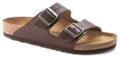 Birkenstock Arizona Grip Natural Leather 1023117 Vintage Wood Roast Brown Sandals