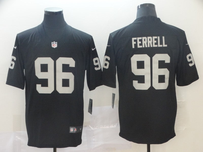 Men's Las Vegas Raiders Clelin Ferrell Black Game Player Jersey