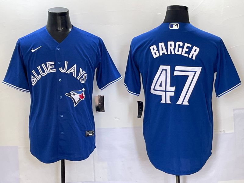 Men's Toronto Blue Jays Addison Barger Royal Replica Player Jersey