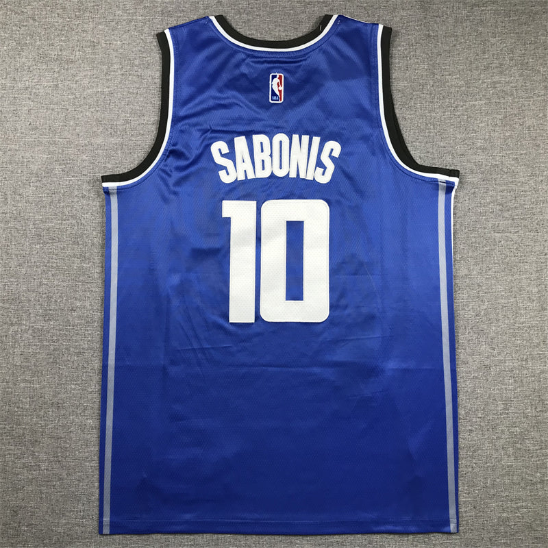 Men's Sacramento Kings Domantas Sabonis Blue 2023/24 Swingman Jersey - City Edition
