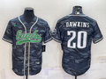 Men's Philadelphia Eagles Brian Dawkins Grey Camouflage Game Jersey Joint Edition