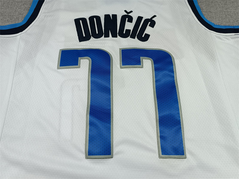 Men's Dallas Mavericks Luka Doncic NBA White Replica Jersey