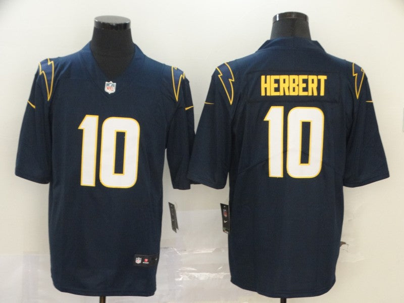 Men's Los Angeles Chargers Justin Herbert Navy Alternate Game Jersey