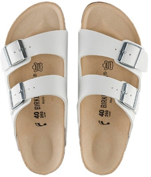 Birkenstock Arizona 51733 Birko-Flor White Fashion Slippers