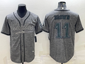 Men's Philadelphia Eagles A.J. Brown Gray Player Jersey Joint Edition