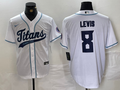 Men's Tennessee Titans Will Levis White Player Jersey