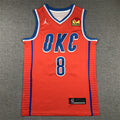 Men's Oklahoma City Thunder Jalen Williams Orange 2022/23 Swingman Jersey - Statement Edition