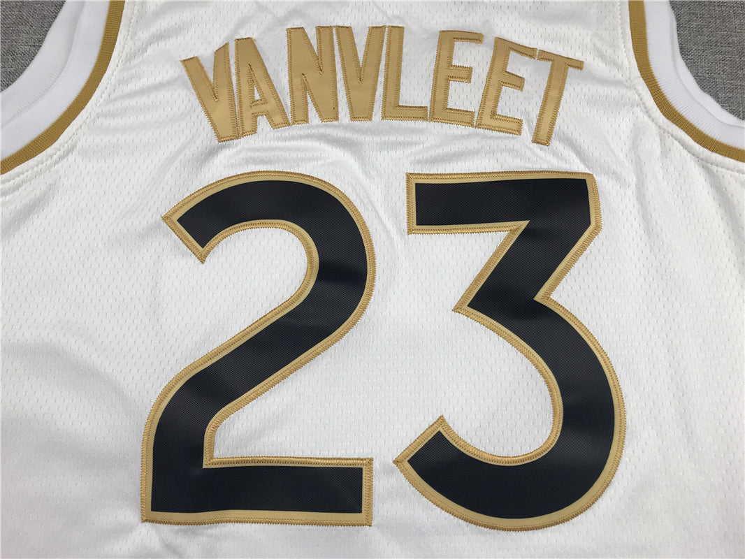 Men's Toronto Raptors Fred VanVleet White Swingman Player Jersey