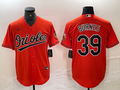 Men's Baltimore Orioles Corbin Burnes Orange Replica Player Jersey