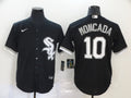 Men's Chicago White Sox Yoan Moncada Black Replica Baseball Jersey