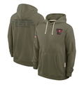 Men's Tampa Bay Buccaneers Olive 2025 Salute to Service Sideline Standard Issue Dri-FIT Hoodie