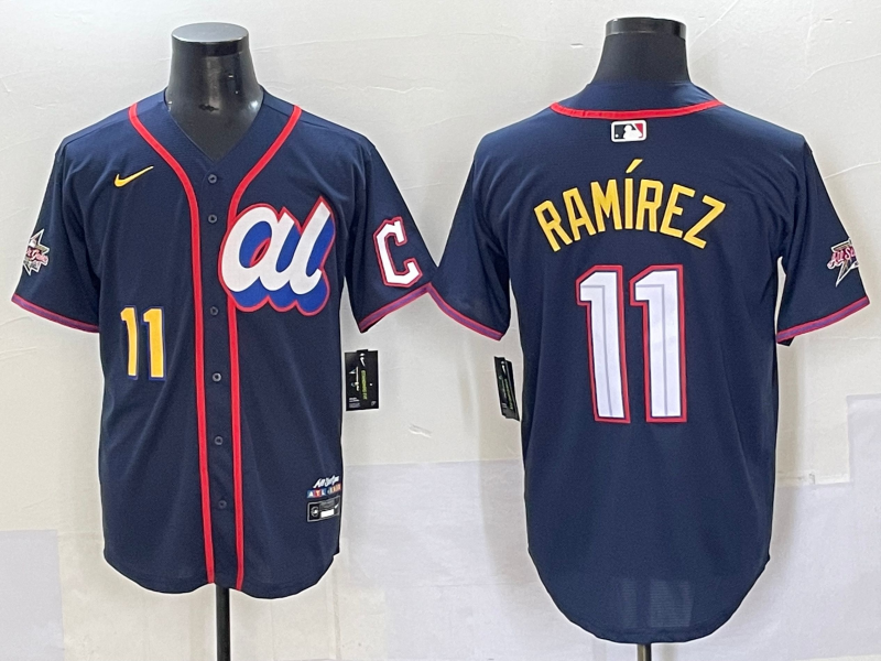 Men's American League Jose Ramirez Navy 2025 All-Star Edition Limited Player Jersey
