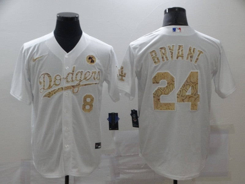 Men's Los Angeles Dodgers Kris Bryant -24 White Player Jersey