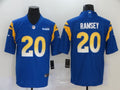 Men's Los Angeles Rams Jalen Ramsey Blue Game Player Jersey