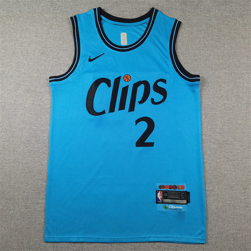 Men's LA Clippers Kawhi Leonard Light Blue 2024/25 Swingman Player Jersey - City Edition