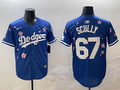 Men's Los Angeles Dodgers Vince Scully Royal Player Jersey