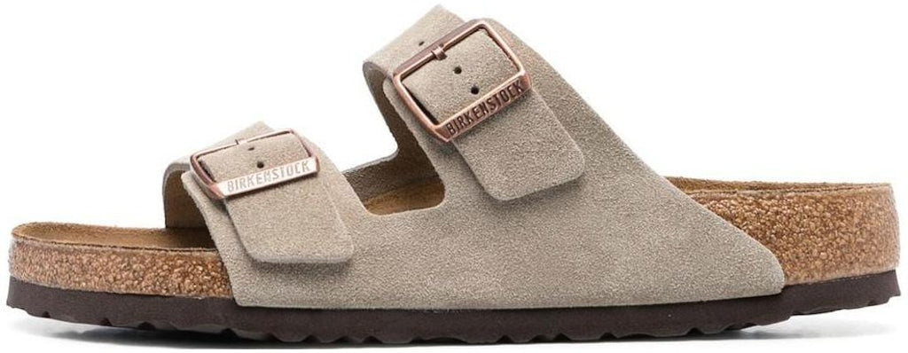 Birkenstock Arizona Suede 51461 Taupe Leather Sandals