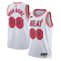 Men's Miami Heat White 2022/23 Custom Swingman Jersey - Classic Edition