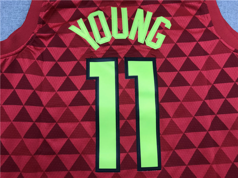 Men's Atlanta Hawks Trae Young NBA Red Swingman Jersey