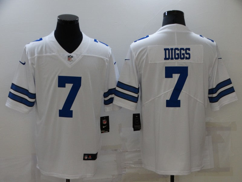 Men's Dallas Cowboys Trevon Diggs White Game Player Jersey