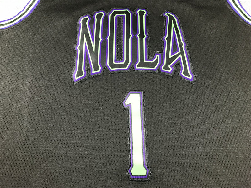 Men's New Orleans Pelicans Zion Williamson Black 2023/24 Swingman Jersey - City Edition