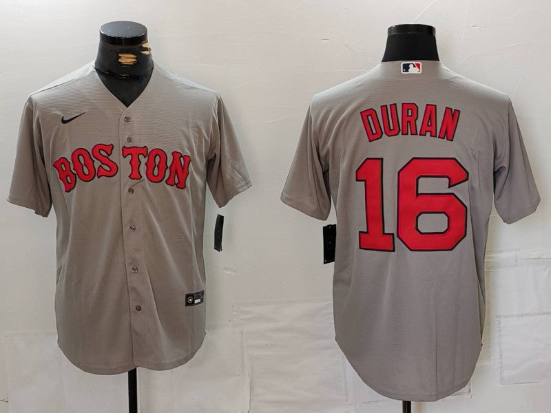 Men's Boston Red Sox Jarren Duran Gray Away Limited Player Jersey