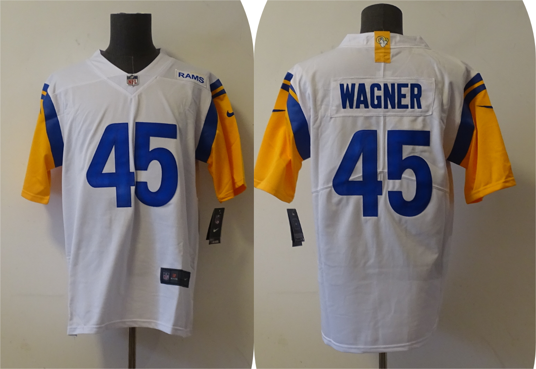 Men's Los Angeles Rams Bobby Wagner White Game Jersey