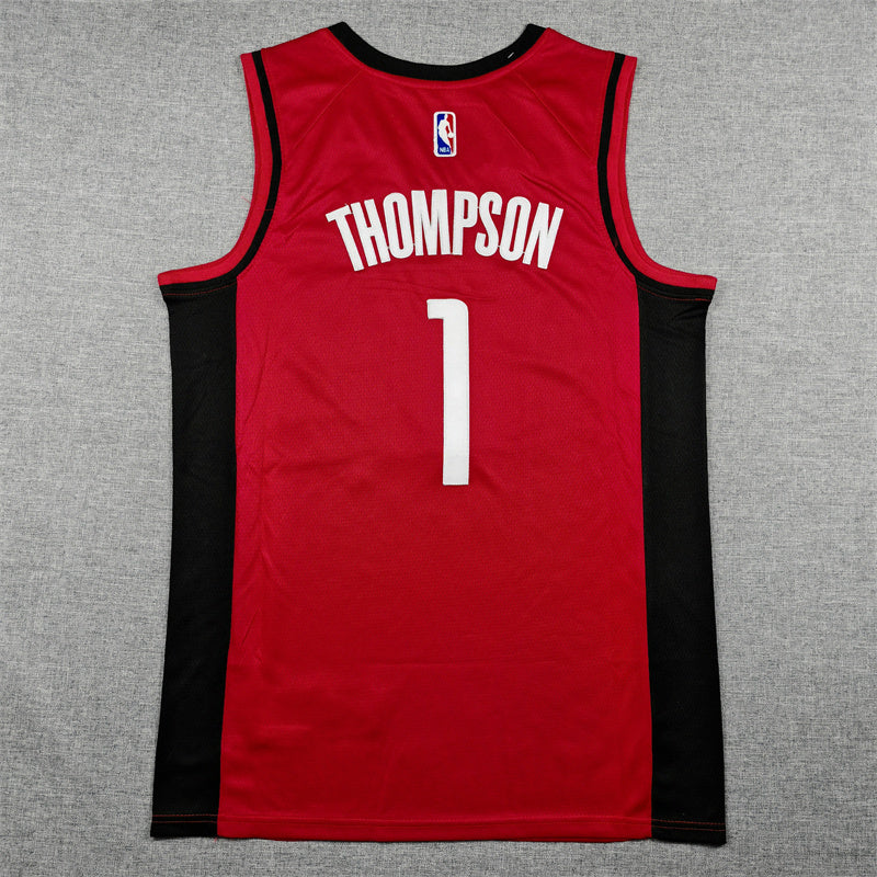 Men's Houston Rockets Amen Thompson Red Swingman Player Jersey - Icon Edition