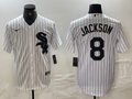 Men's Chicago White Sox Bo Jackson White Replica Player Jersey
