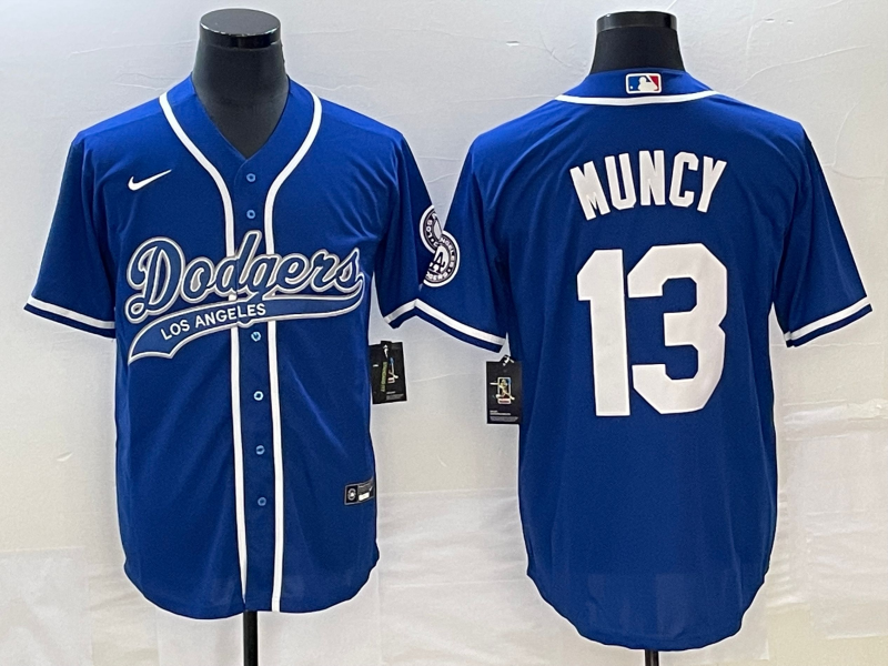 Men's Los Angeles Dodgers Max Muncy Royal Player Jersey Joint Edition