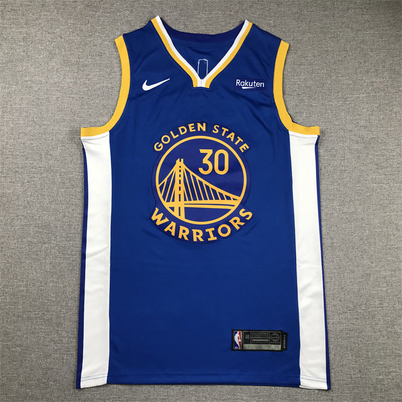 Men's Golden State Warriors Stephen Curry Royal 2022/23 Fast Break Replica Player Jersey - Icon Edition