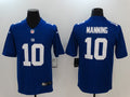 Men's New York Giants Eli Manning Blue Game Player Jersey