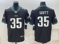 Men's Philadelphia Eagles Boston Scott Black Game Jersey