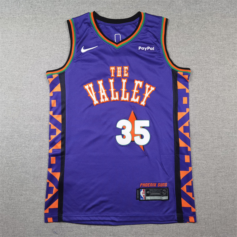 Men's Phoenix Suns Kevin Durant Purple 2024/25 Swingman Player Jersey - City Edition