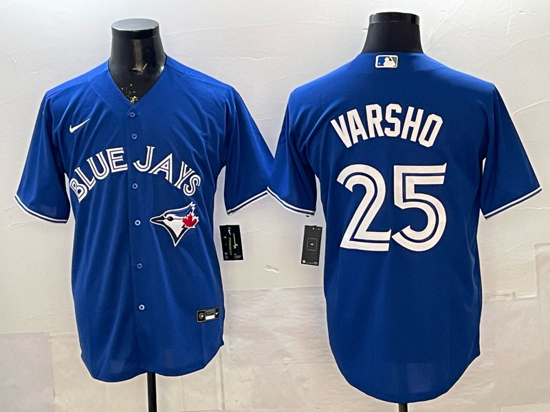 Men's Toronto Blue Jays Daulton Varsho Royal Alternate Player Jersey