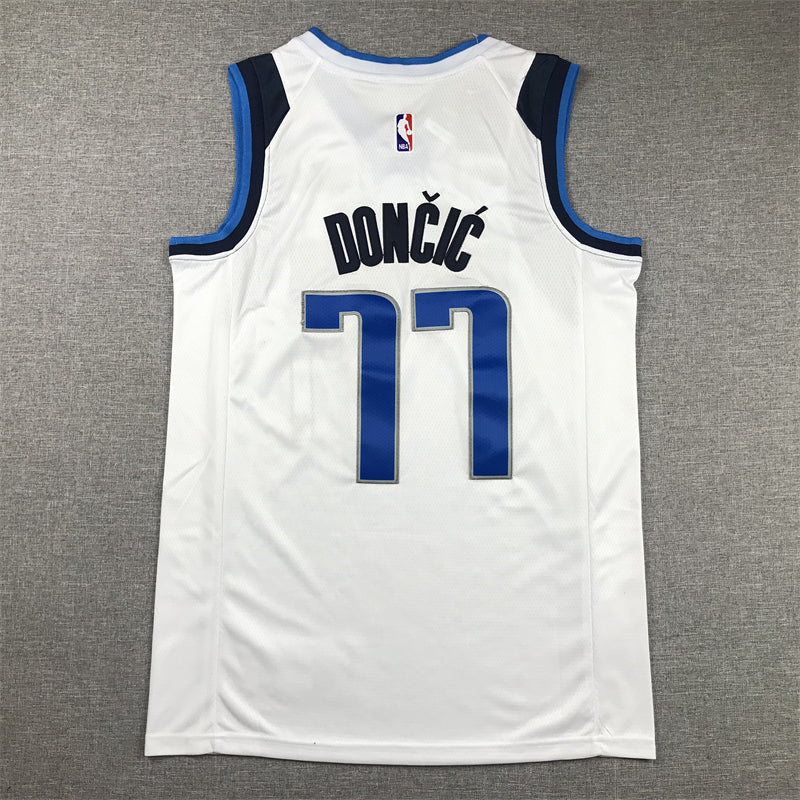Men's Dallas Mavericks Luka Doncic NBA White Replica Jersey