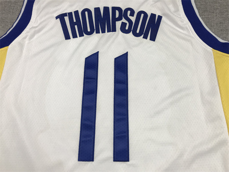 Men's Golden State Warriors Klay Thompson White Player Jersey