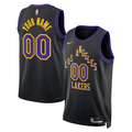 Men's Los Angeles Lakers Black 2025/26 City Edition Swingman Custom Jersey