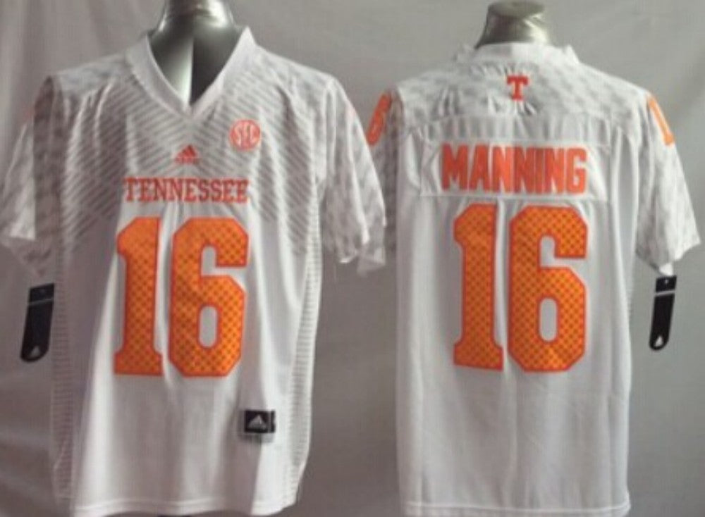 Men's Tennessee Volunteers Peyton Manning White Game Jersey