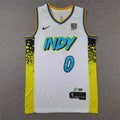 Men's Indiana Pacers Tyrese Haliburton White 2024/25 Swingman Player Jersey - City Edition