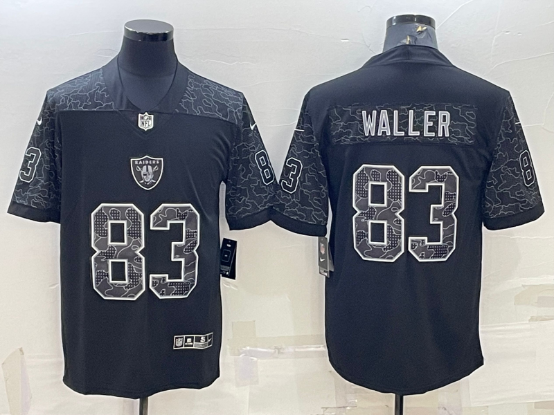 Men's Las Vegas Raiders Darren Waller Black RFLCTV Limited Jersey