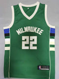 Men's Milwaukee Bucks Khris Middleton Green Fast Break Road Replica Jersey