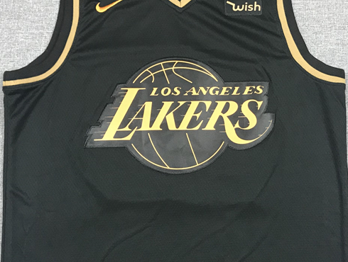 Men's Los Angeles Lakers LeBron James NBA Black Swingman Player Jersey