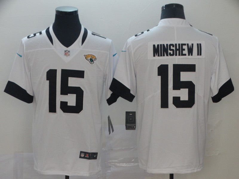 Men's Jacksonville Jaguars Gardner Minshew II White Game Player Jersey